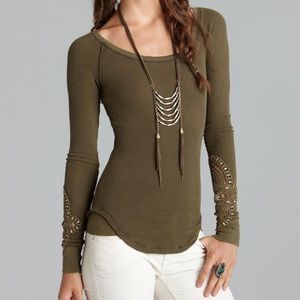 Free people fitted thermal